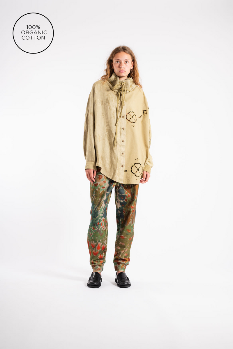 ANNTIAN │ Fleece Jogger Pant in PRINT G-FLOWER BEDS – Anntian Shop