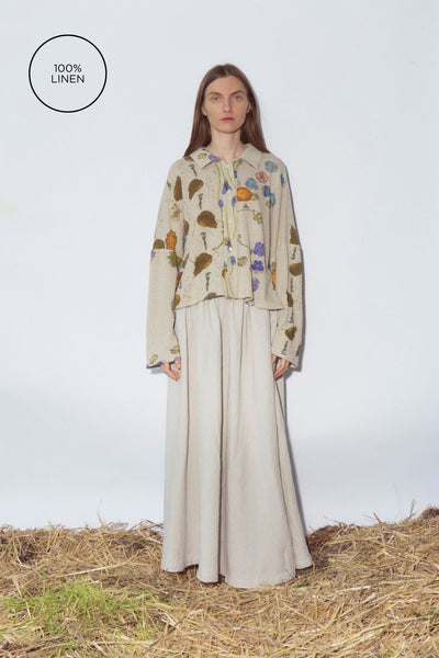◇LENINA◇ LIRIEN woolen skirt_GOLDEN BEIGE The Elin Skirt – LISA YANG