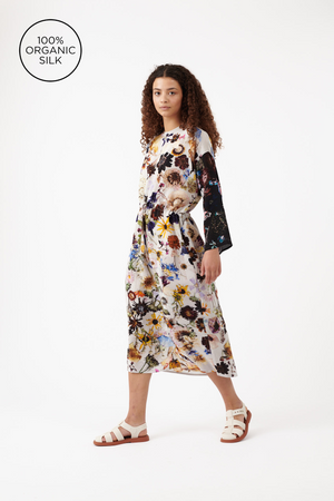 anntian silk dress Silk Dress in PRINT G | Anntian